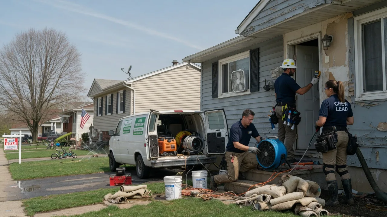 Flood Cleanup in Cortland, NY near me